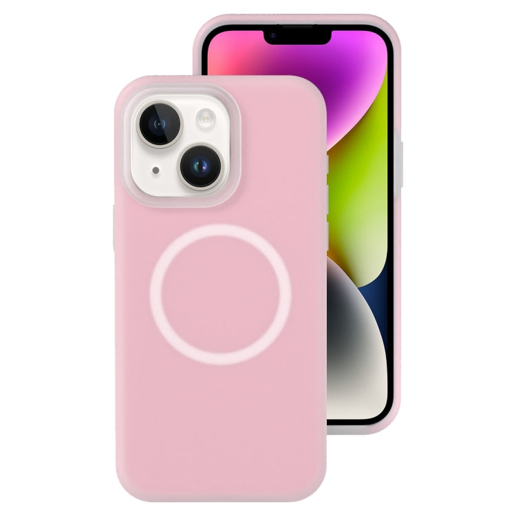 جراب هاتف مغناطيسي من السيليكون السائل الهلامي، مناسب لأجهزة iPhone 14 Plus وiPhone 14 وiPhone 14 Pro وiPhone 14 Pro Max