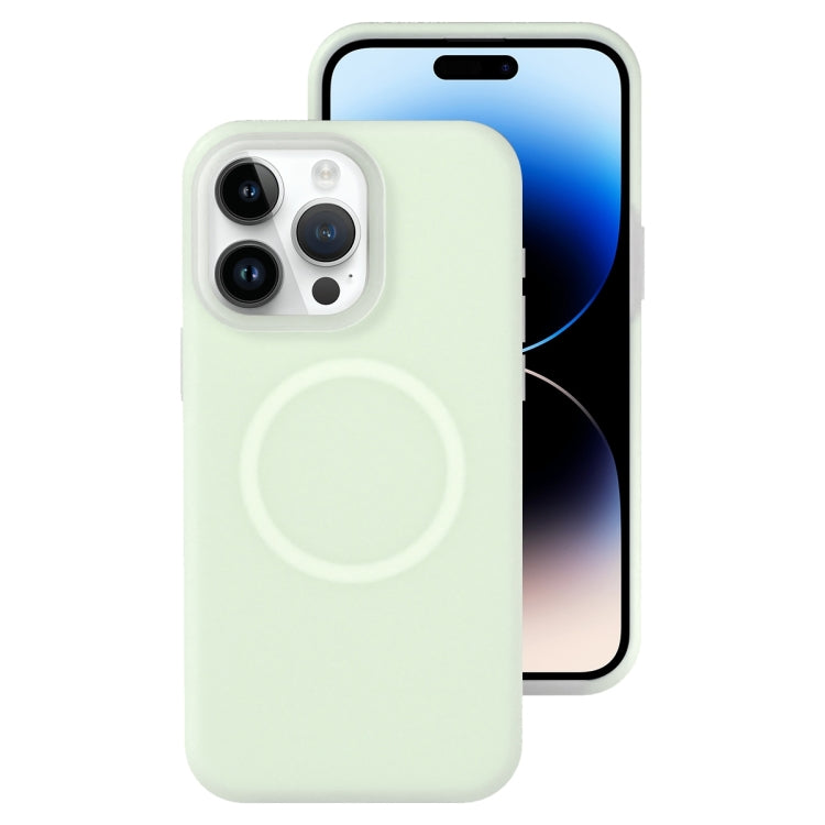 جراب هاتف مغناطيسي من السيليكون السائل الهلامي، مناسب لأجهزة iPhone 14 Plus وiPhone 14 وiPhone 14 Pro وiPhone 14 Pro Max