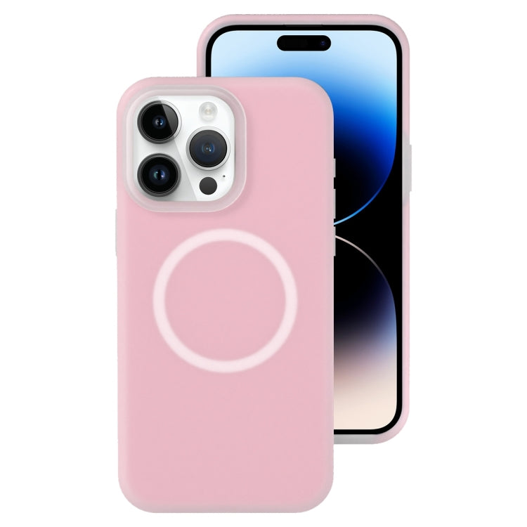 جراب هاتف مغناطيسي من السيليكون السائل الهلامي، مناسب لأجهزة iPhone 14 Plus وiPhone 14 وiPhone 14 Pro وiPhone 14 Pro Max