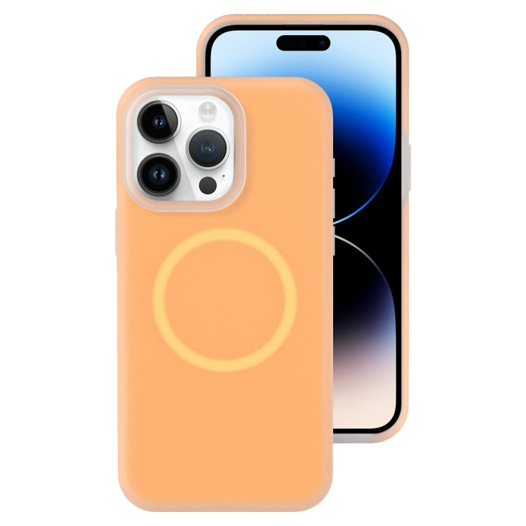 جراب هاتف مغناطيسي من السيليكون السائل الهلامي، مناسب لأجهزة iPhone 14 Plus وiPhone 14 وiPhone 14 Pro وiPhone 14 Pro Max