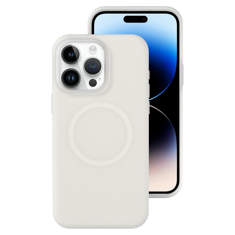 جراب هاتف مغناطيسي من السيليكون السائل الهلامي، مناسب لأجهزة iPhone 14 Plus وiPhone 14 وiPhone 14 Pro وiPhone 14 Pro Max