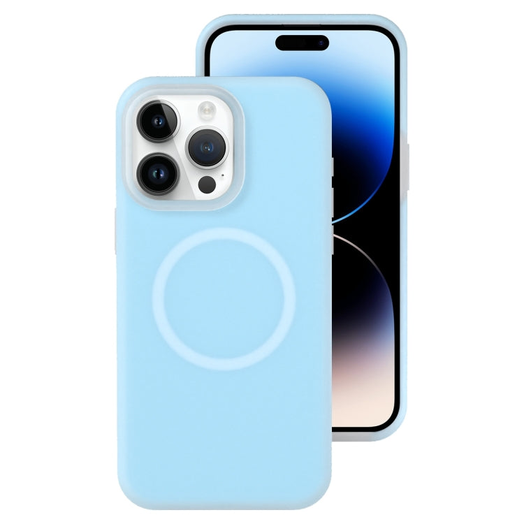 جراب هاتف مغناطيسي من السيليكون السائل الهلامي، مناسب لأجهزة iPhone 14 Plus وiPhone 14 وiPhone 14 Pro وiPhone 14 Pro Max
