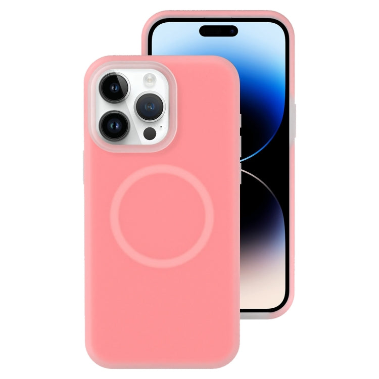 جراب هاتف مغناطيسي من السيليكون السائل الهلامي، مناسب لأجهزة iPhone 14 Plus وiPhone 14 وiPhone 14 Pro وiPhone 14 Pro Max