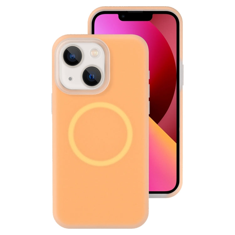جراب هاتف مغناطيسي من السيليكون السائل الهلامي، مناسب لهاتف iPhone 13 Pro Max، وiPhone 13 Pro، وiPhone 13، وiPhone 12