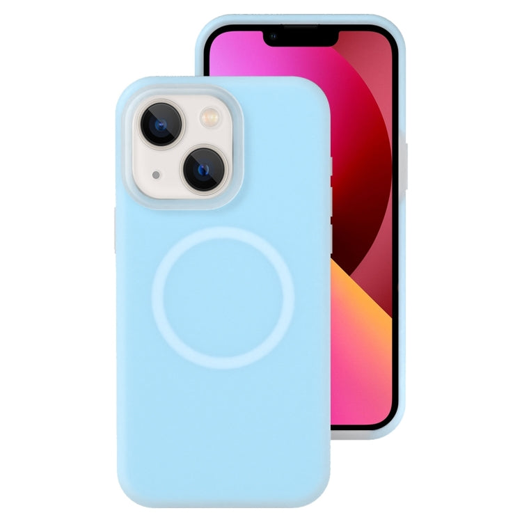 جراب هاتف مغناطيسي من السيليكون السائل الهلامي، مناسب لهاتف iPhone 13 Pro Max، وiPhone 13 Pro، وiPhone 13، وiPhone 12