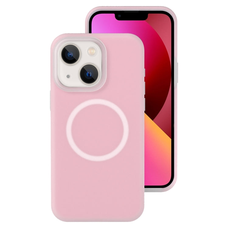 جراب هاتف مغناطيسي من السيليكون السائل الهلامي، مناسب لهاتف iPhone 13 Pro Max، وiPhone 13 Pro، وiPhone 13، وiPhone 12