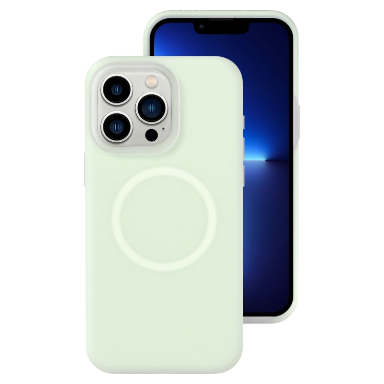 جراب هاتف مغناطيسي من السيليكون السائل الهلامي، مناسب لهاتف iPhone 13 Pro Max، وiPhone 13 Pro، وiPhone 13، وiPhone 12
