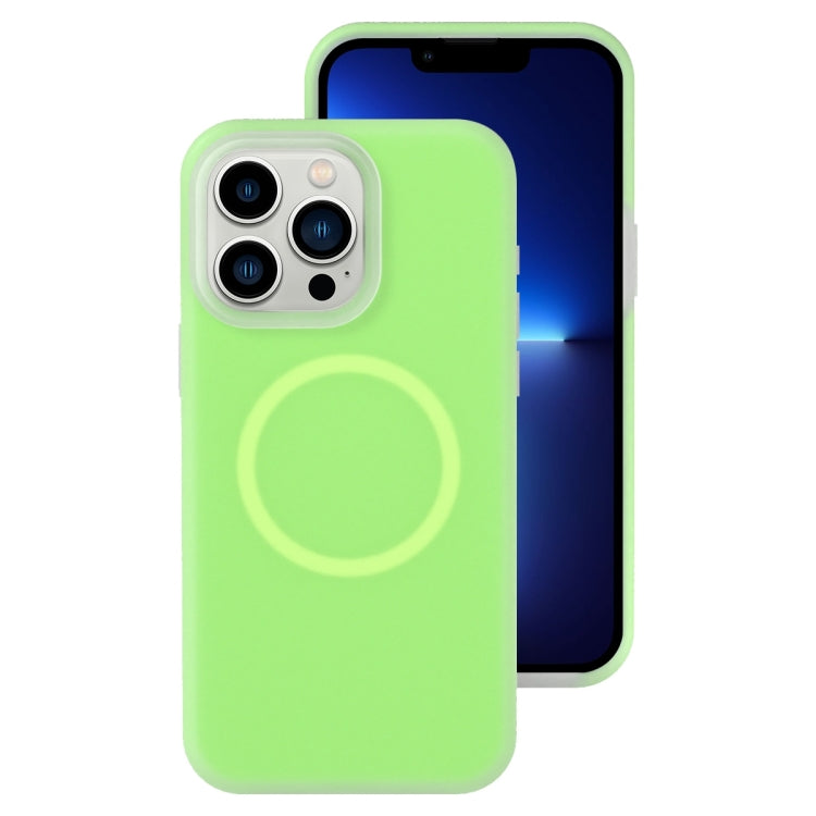 جراب هاتف مغناطيسي من السيليكون السائل الهلامي، مناسب لهاتف iPhone 13 Pro Max، وiPhone 13 Pro، وiPhone 13، وiPhone 12