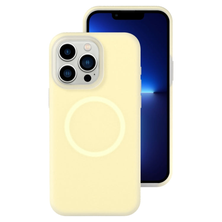 جراب هاتف مغناطيسي من السيليكون السائل الهلامي، مناسب لهاتف iPhone 13 Pro Max، وiPhone 13 Pro، وiPhone 13، وiPhone 12