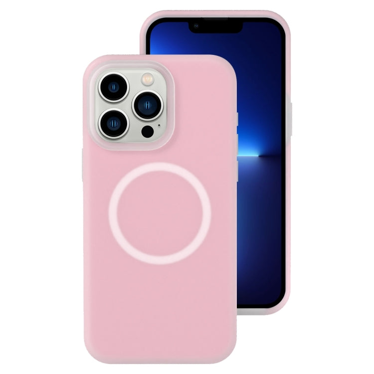 جراب هاتف مغناطيسي من السيليكون السائل الهلامي، مناسب لهاتف iPhone 13 Pro Max، وiPhone 13 Pro، وiPhone 13، وiPhone 12