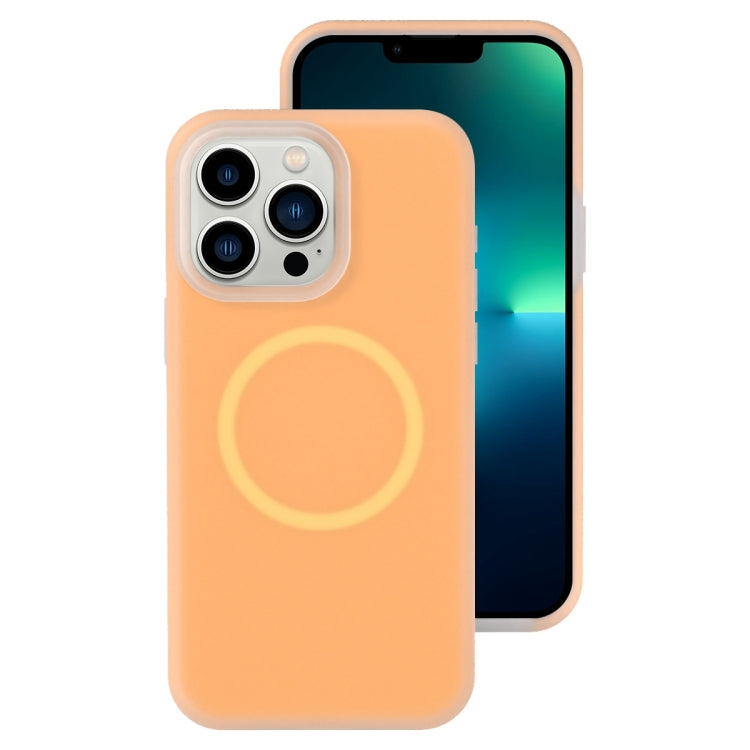 جراب هاتف مغناطيسي من السيليكون السائل الهلامي، مناسب لهاتف iPhone 13 Pro Max، وiPhone 13 Pro، وiPhone 13، وiPhone 12