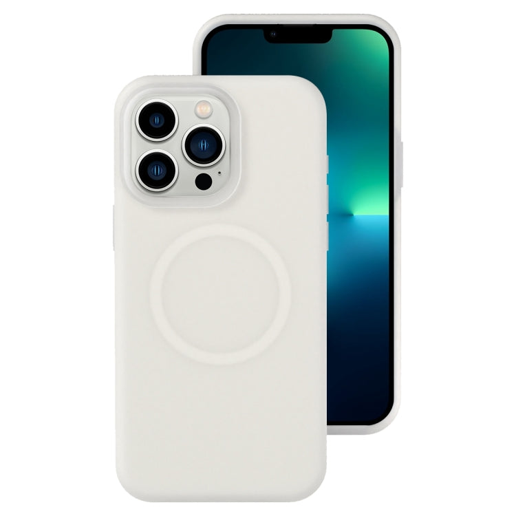جراب هاتف مغناطيسي من السيليكون السائل الهلامي، مناسب لهاتف iPhone 13 Pro Max، وiPhone 13 Pro، وiPhone 13، وiPhone 12
