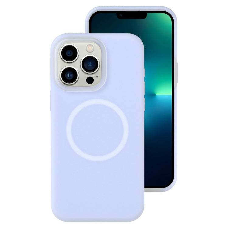 جراب هاتف مغناطيسي من السيليكون السائل الهلامي، مناسب لهاتف iPhone 13 Pro Max، وiPhone 13 Pro، وiPhone 13، وiPhone 12