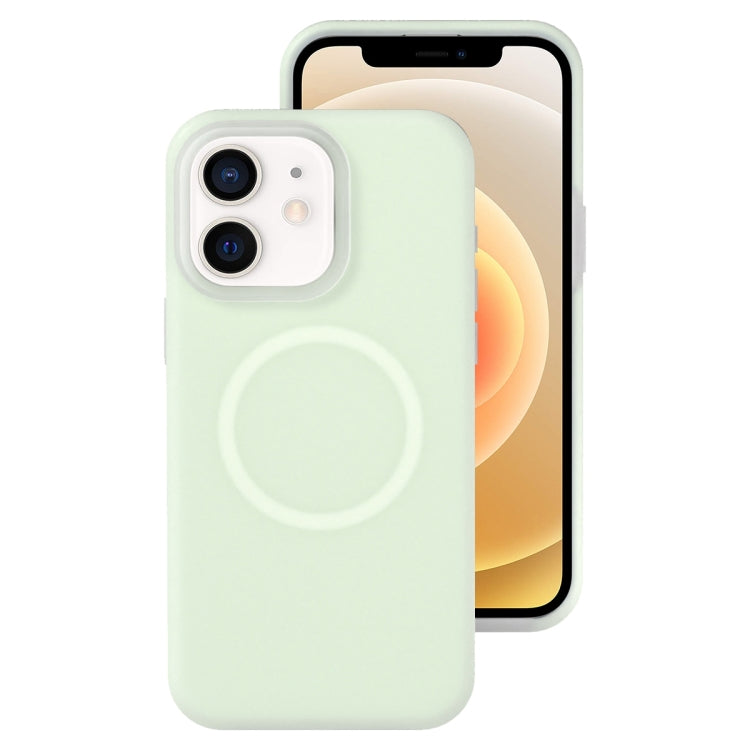 جراب هاتف مغناطيسي من السيليكون السائل الهلامي، مناسب لهاتف iPhone 13 Pro Max، وiPhone 13 Pro، وiPhone 13، وiPhone 12