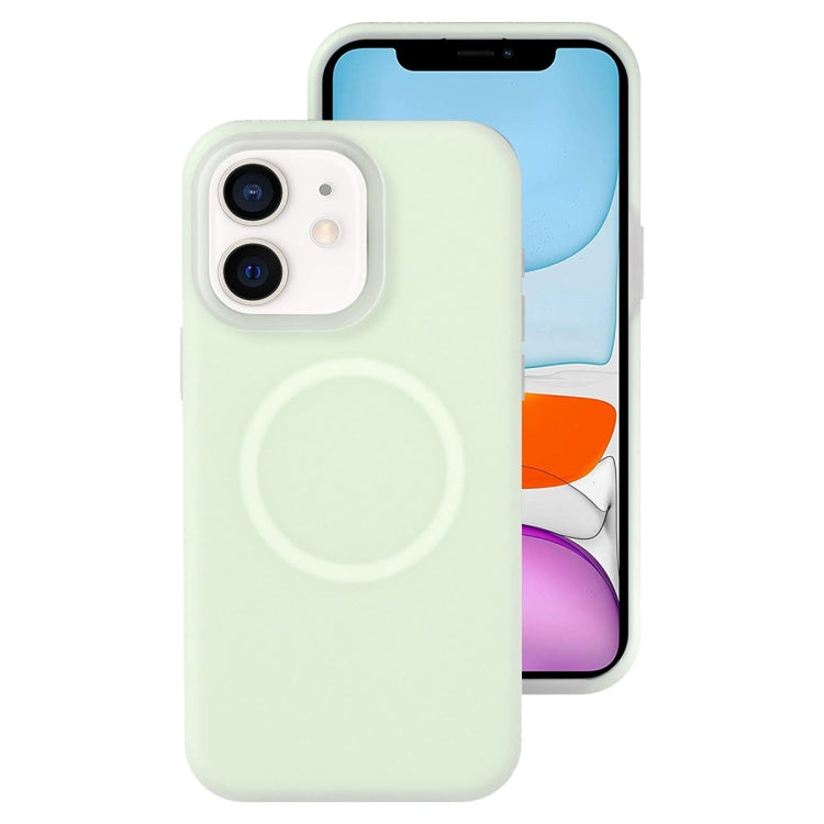 جراب هاتف مغناطيسي من السيليكون السائل الهلامي، لهاتف iPhone 12 Pro Max، لهاتف iPhone 12 Pro، لهاتف iPhone 11 Pro Max، لهاتف iPhone 11