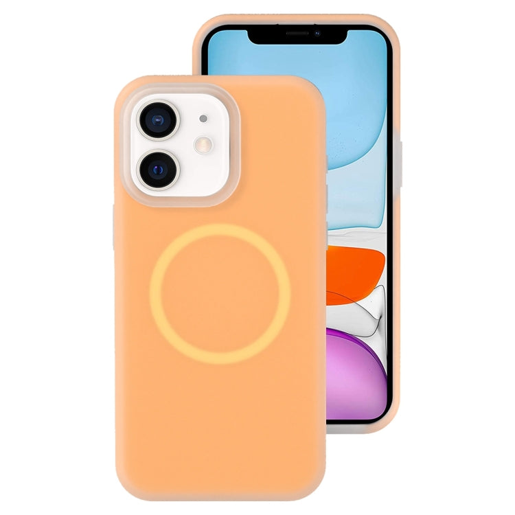 جراب هاتف مغناطيسي من السيليكون السائل الهلامي، لهاتف iPhone 12 Pro Max، لهاتف iPhone 12 Pro، لهاتف iPhone 11 Pro Max، لهاتف iPhone 11