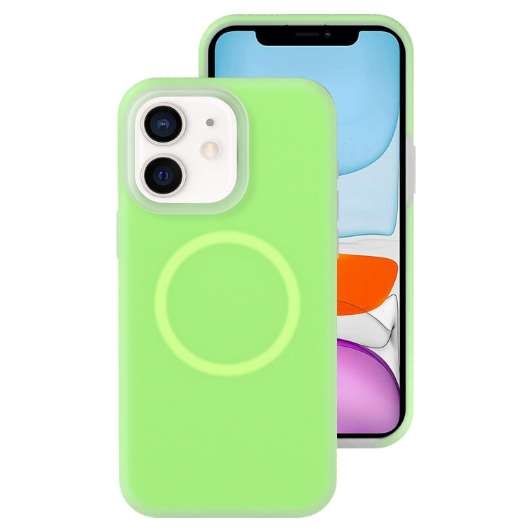 جراب هاتف مغناطيسي من السيليكون السائل الهلامي، لهاتف iPhone 12 Pro Max، لهاتف iPhone 12 Pro، لهاتف iPhone 11 Pro Max، لهاتف iPhone 11