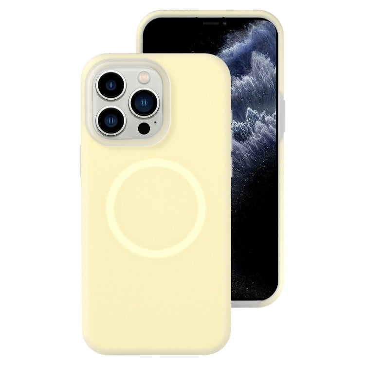 جراب هاتف مغناطيسي من السيليكون السائل من جيلي ماج سيف، مناسب لهاتف iPhone 11 Pro