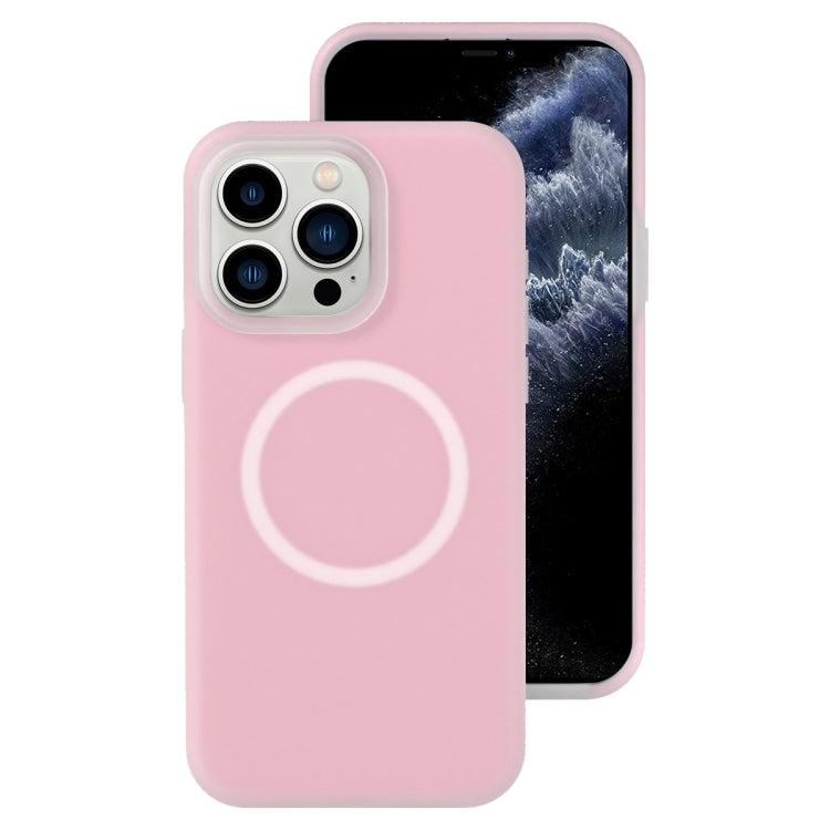 جراب هاتف مغناطيسي من السيليكون السائل من جيلي ماج سيف، مناسب لهاتف iPhone 11 Pro
