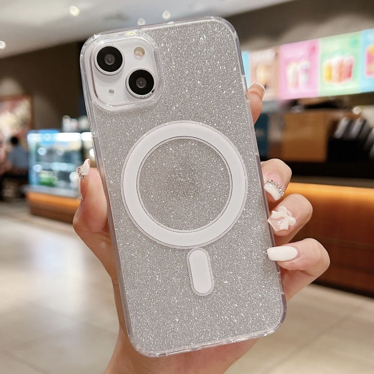 Acrylic Transparent Glitter MagSafe Phone Case, For iPhone 14 Pro Max, For iPhone SE 2022 / 2020 / 8 / 7, For iPhone 13 Pro Max, For iPhone 13 Pro, For iPhone 13, For iPhone 12 / 12 Pro