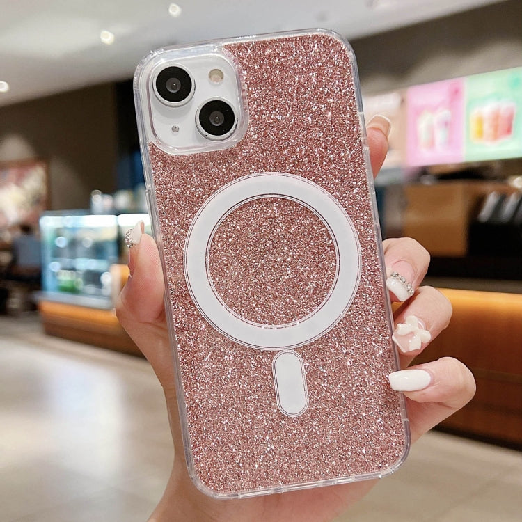 Acrylic Transparent Glitter MagSafe Phone Case, For iPhone 14 Pro Max, For iPhone SE 2022 / 2020 / 8 / 7, For iPhone 13 Pro Max, For iPhone 13 Pro, For iPhone 13, For iPhone 12 / 12 Pro