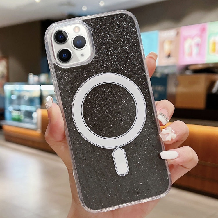 Acrylic Transparent Glitter MagSafe Phone Case, For iPhone 12 Pro Max, For iPhone 11 Pro Max, For iPhone 11, For iPhone 11 Pro, For iPhone XS / X, For iPhone XR
