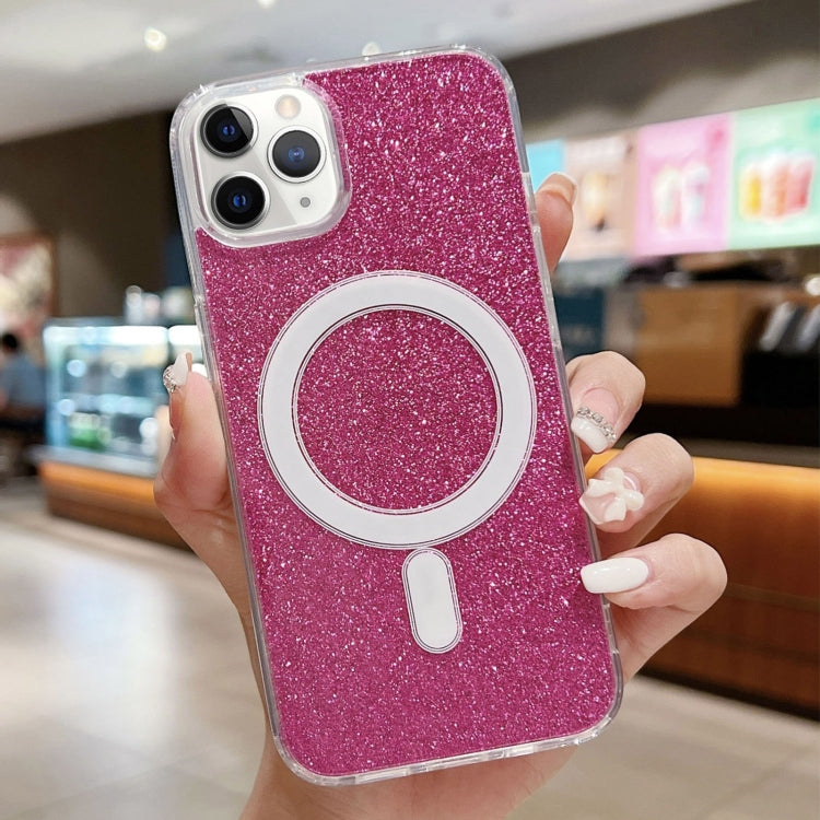 Acrylic Transparent Glitter MagSafe Phone Case, For iPhone 12 Pro Max, For iPhone 11 Pro Max, For iPhone 11, For iPhone 11 Pro, For iPhone XS / X, For iPhone XR