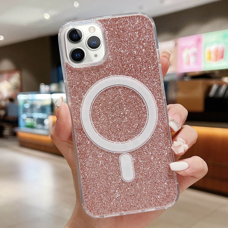 Acrylic Transparent Glitter MagSafe Phone Case, For iPhone 12 Pro Max, For iPhone 11 Pro Max, For iPhone 11, For iPhone 11 Pro, For iPhone XS / X, For iPhone XR