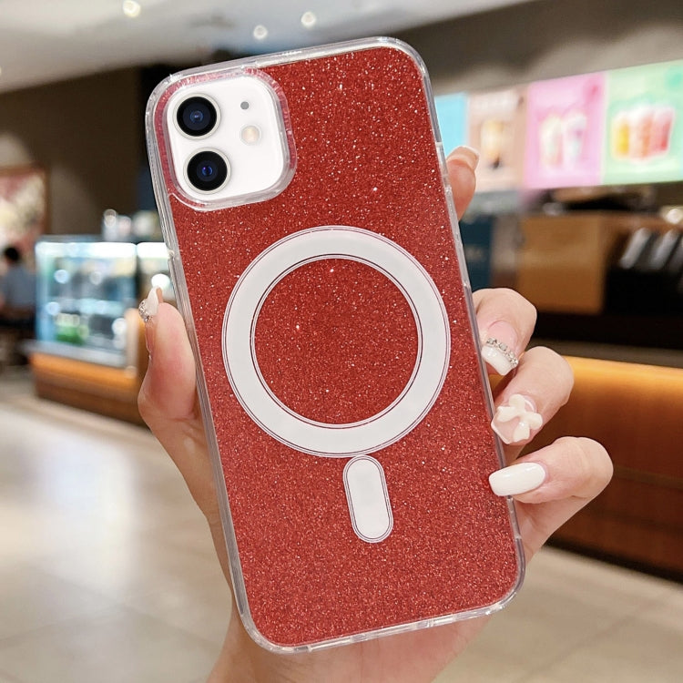 Acrylic Transparent Glitter MagSafe Phone Case, For iPhone 12 Pro Max, For iPhone 11 Pro Max, For iPhone 11, For iPhone 11 Pro, For iPhone XS / X, For iPhone XR