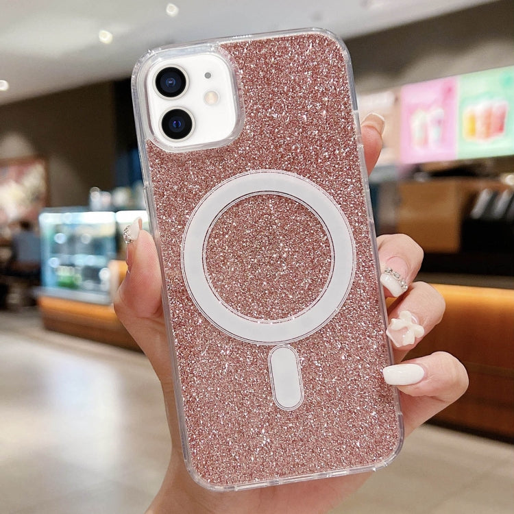Acrylic Transparent Glitter MagSafe Phone Case, For iPhone 12 Pro Max, For iPhone 11 Pro Max, For iPhone 11, For iPhone 11 Pro, For iPhone XS / X, For iPhone XR
