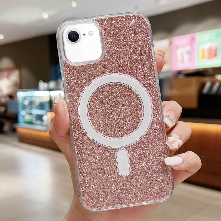 Acrylic Transparent Glitter MagSafe Phone Case, For iPhone 14 Pro Max, For iPhone SE 2022 / 2020 / 8 / 7, For iPhone 13 Pro Max, For iPhone 13 Pro, For iPhone 13, For iPhone 12 / 12 Pro