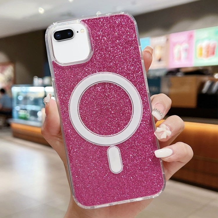 Acrylic Transparent Glitter MagSafe Phone Case, For iPhone XS Max, For iPhone 8 Plus / 7 Plus