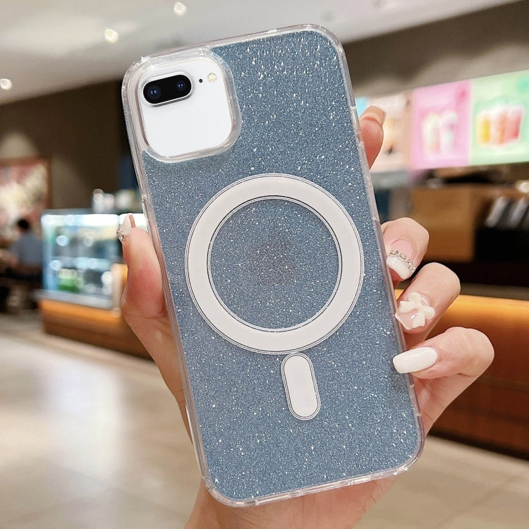 Acrylic Transparent Glitter MagSafe Phone Case, For iPhone XS Max, For iPhone 8 Plus / 7 Plus