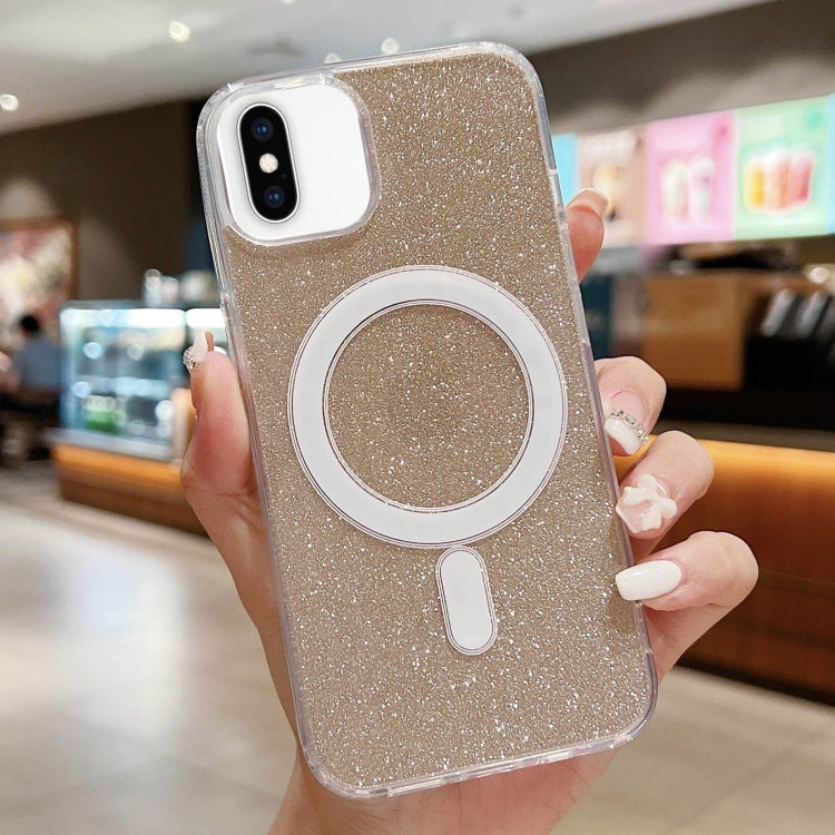 Acrylic Transparent Glitter MagSafe Phone Case, For iPhone 12 Pro Max, For iPhone 11 Pro Max, For iPhone 11, For iPhone 11 Pro, For iPhone XS / X, For iPhone XR