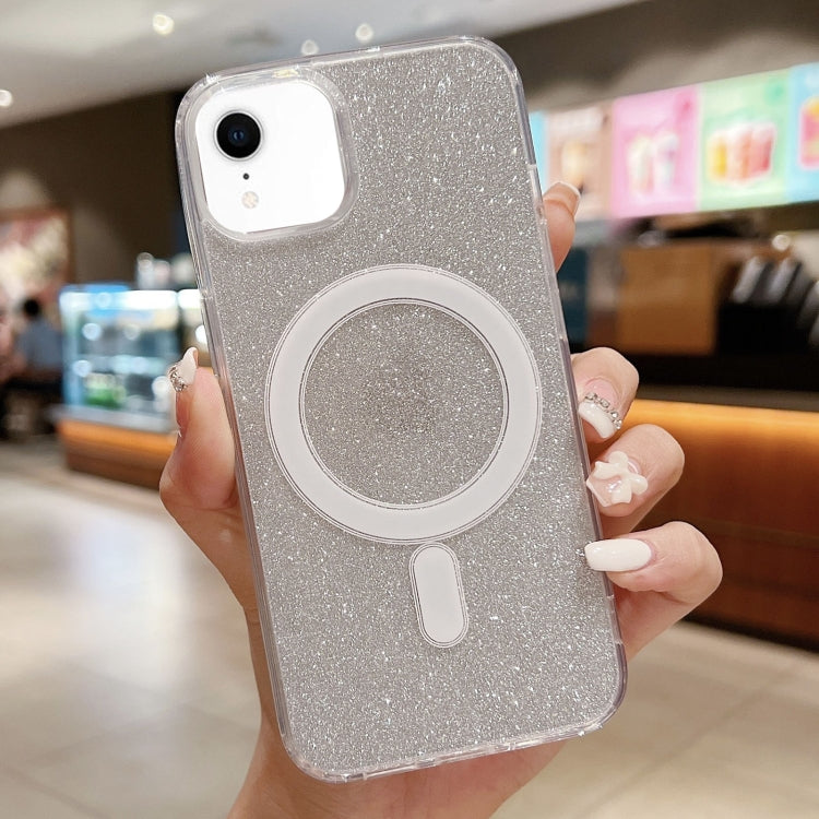 Acrylic Transparent Glitter MagSafe Phone Case, For iPhone 12 Pro Max, For iPhone 11 Pro Max, For iPhone 11, For iPhone 11 Pro, For iPhone XS / X, For iPhone XR