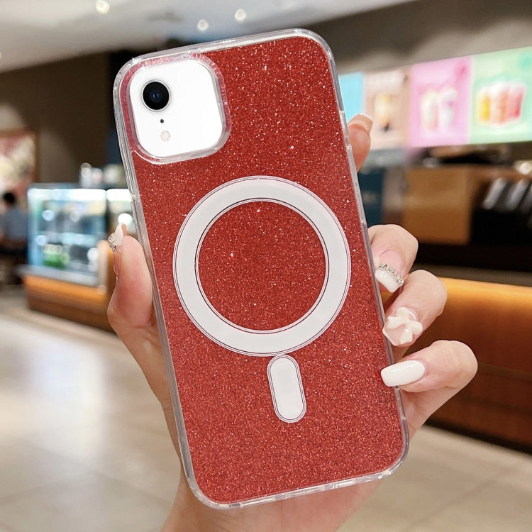 Acrylic Transparent Glitter MagSafe Phone Case, For iPhone 12 Pro Max, For iPhone 11 Pro Max, For iPhone 11, For iPhone 11 Pro, For iPhone XS / X, For iPhone XR