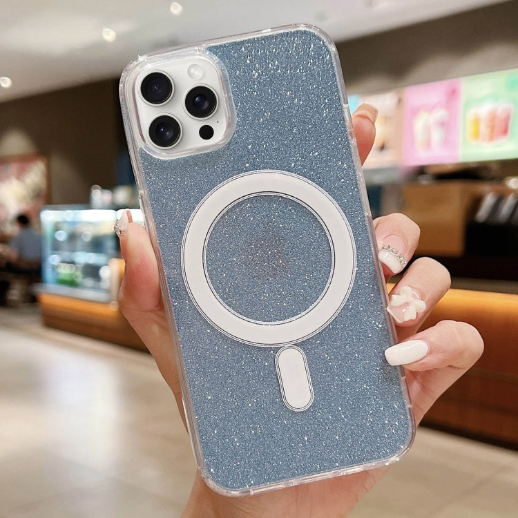 Acrylic Transparent Glitter MagSafe Phone Case, For iPhone 16e, For iPhone 16 Pro Max, For iPhone 16 Pro, For iPhone 16 Plus, For iPhone 16, For iPhone 15 Pro Max