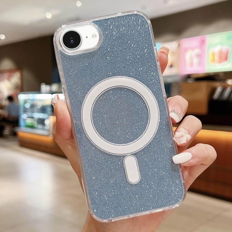Acrylic Transparent Glitter MagSafe Phone Case, For iPhone 16e, For iPhone 16 Pro Max, For iPhone 16 Pro, For iPhone 16 Plus, For iPhone 16, For iPhone 15 Pro Max