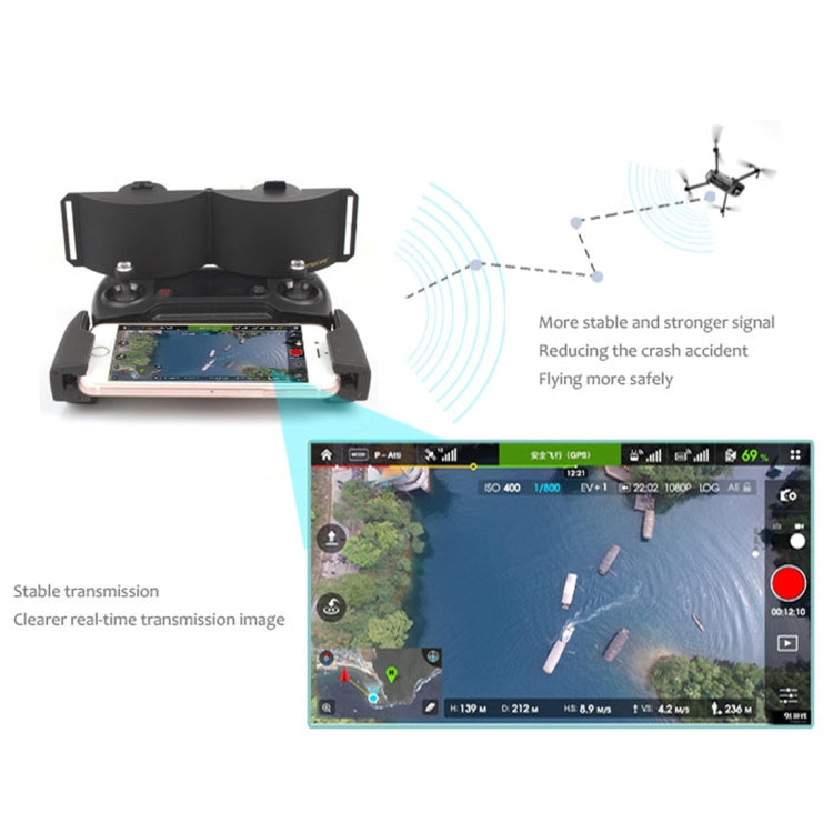 غطاء مرآة موسع نطاق التحكم عن بعد من Sunnylife طراز MV-ZC601 لطائرة DJI Mavic Air / DJI Mavic Mini