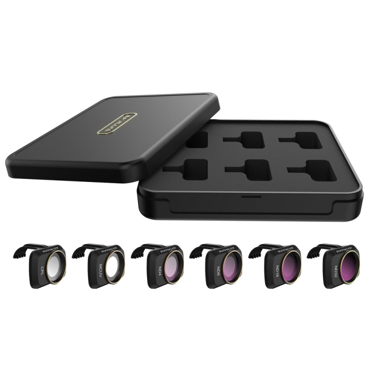 فلتر عدسة Sunnylife MM-FI9258 لطائرة DJI Mavic mini 6 في 1 بدون طيار MCUV+CPL+ND4+ND8+ND16+ND32، MCUV+CPL+ND4+ND8+ND16+ND32