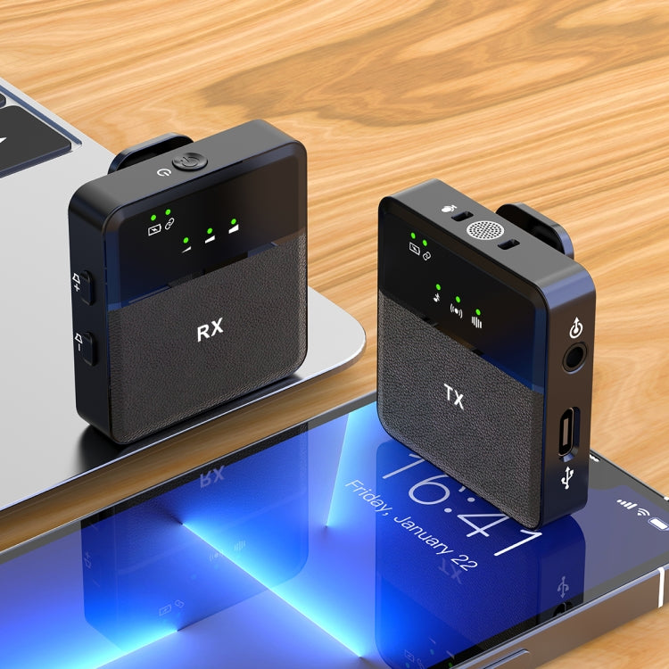SX9 1 TX + 2 RX Smart Noise Reduction Lavalier Wireless Microphone