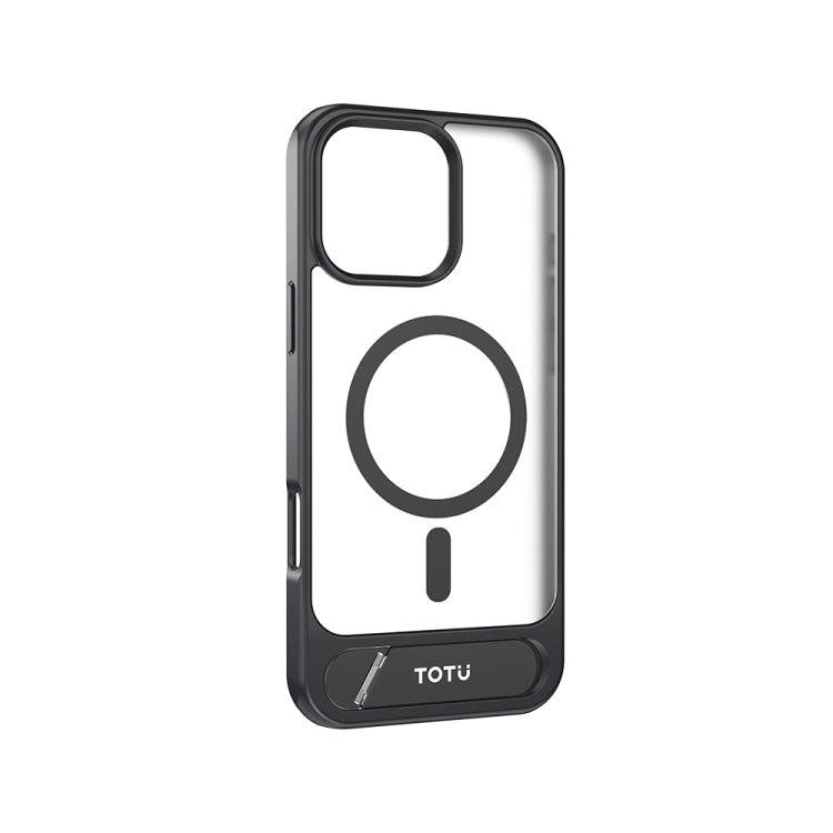 جراب هاتف TOTU PC-25 بملمس جلدي مع حامل مغناطيسي، لهاتف iPhone 16 Pro Max، لهاتف iPhone 16 Pro