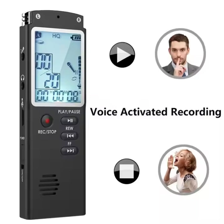 T60 Smart HD Noise Cancelling Voice Recorder MP3 Player