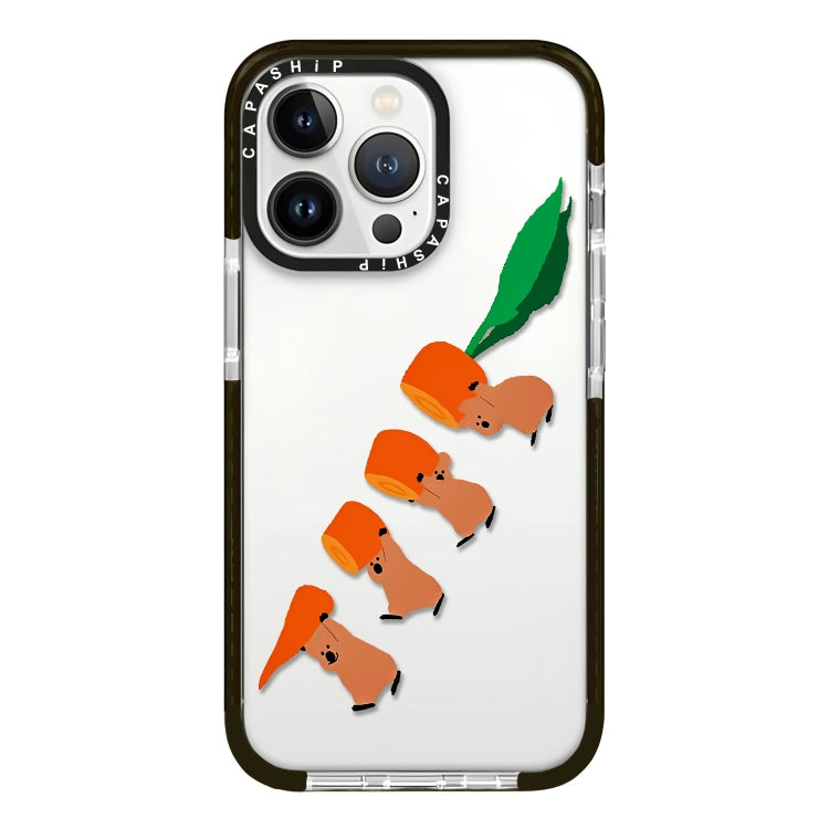 جراب هاتف بتغطية كاملة بنمط توضيحي بسيط، لهاتف iPhone 12 Pro