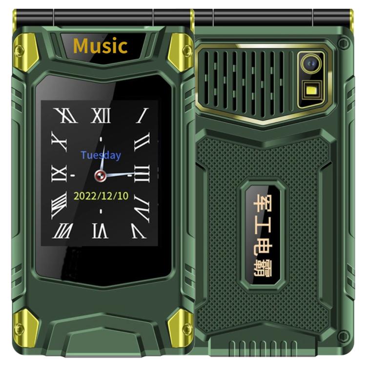 هاتف M7+ 4G ثنائي الشاشة قابل للطي Elder Rugged، شاشة داخلية 2.8 بوصة، شاشة خارجية 2.4 بوصة، بطارية 6800 مللي أمبير/ساعة، 24 مفتاحًا، مصباح يدوي، شبكة: 4G، شريحتي اتصال، SOS، قابس الاتحاد الأوروبي، قابس الولايات المتحدة، قابس المملكة المتحدة