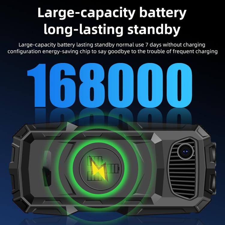 هاتف Q7+ 4G Elder المتين بلوحة مفاتيح، 1.77 بوصة، 16800 مللي أمبير/ساعة، 21 مفتاحًا، SOS، FM، شبكة: 4G، ثنائي الشريحة