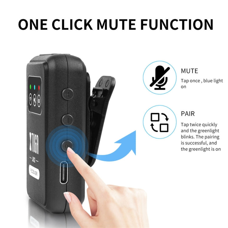 XTUGA J02 2.4G Stereo Wireless In-Ear Mini Monitor System with Transmitter & Receiver