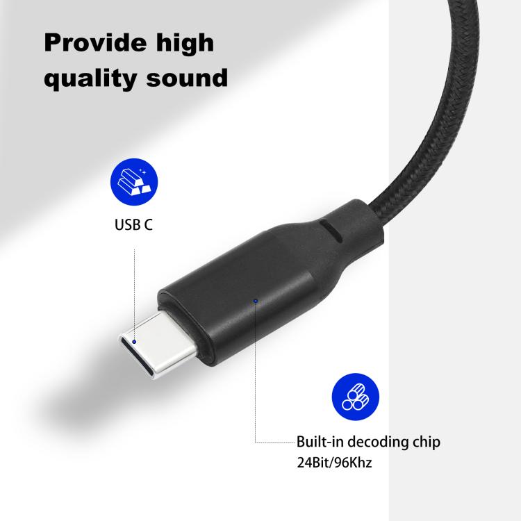 TY015 Type-C Male to XLR Male Stereo Output Audio Cable