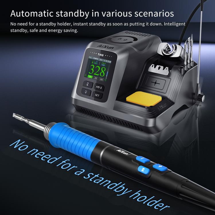 Aixun T225 4 in 1 Intelligent 7 Core Soldering Handle for C250 / C150 / C080 / C030 Soldering Tips, Aixun T225