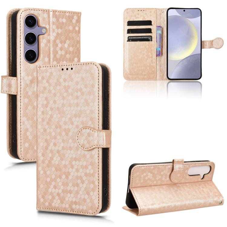 Honeycomb Dot Texture Leather Phone Case